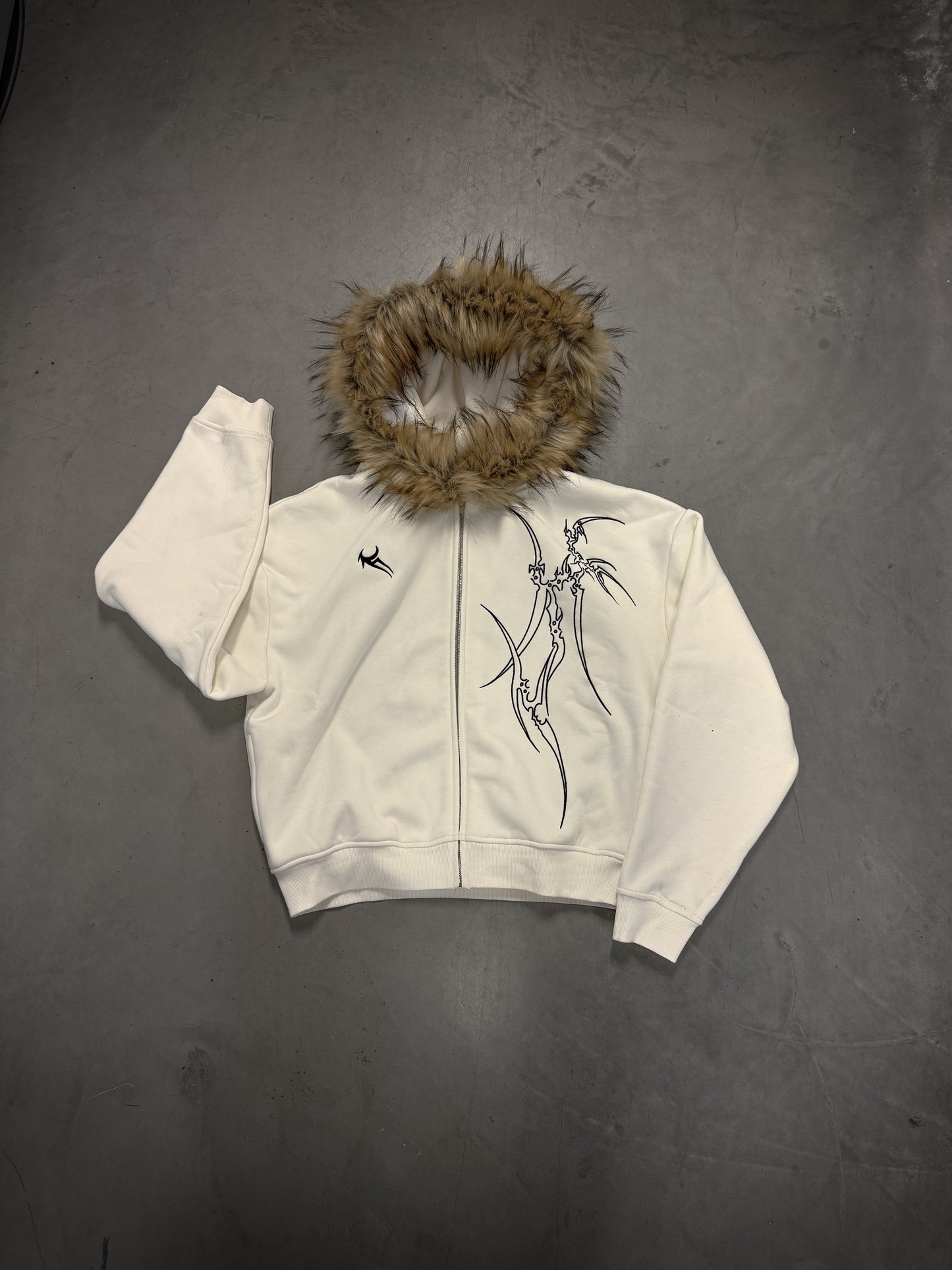 "Yeti" Fur Zip Up
