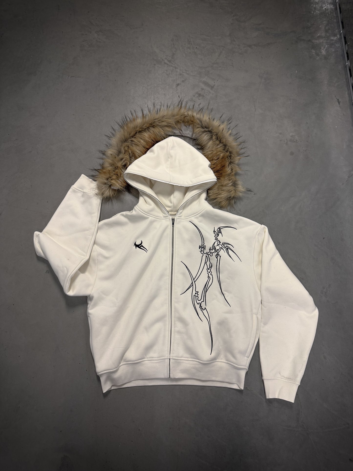 "Yeti" Fur Zip Up
