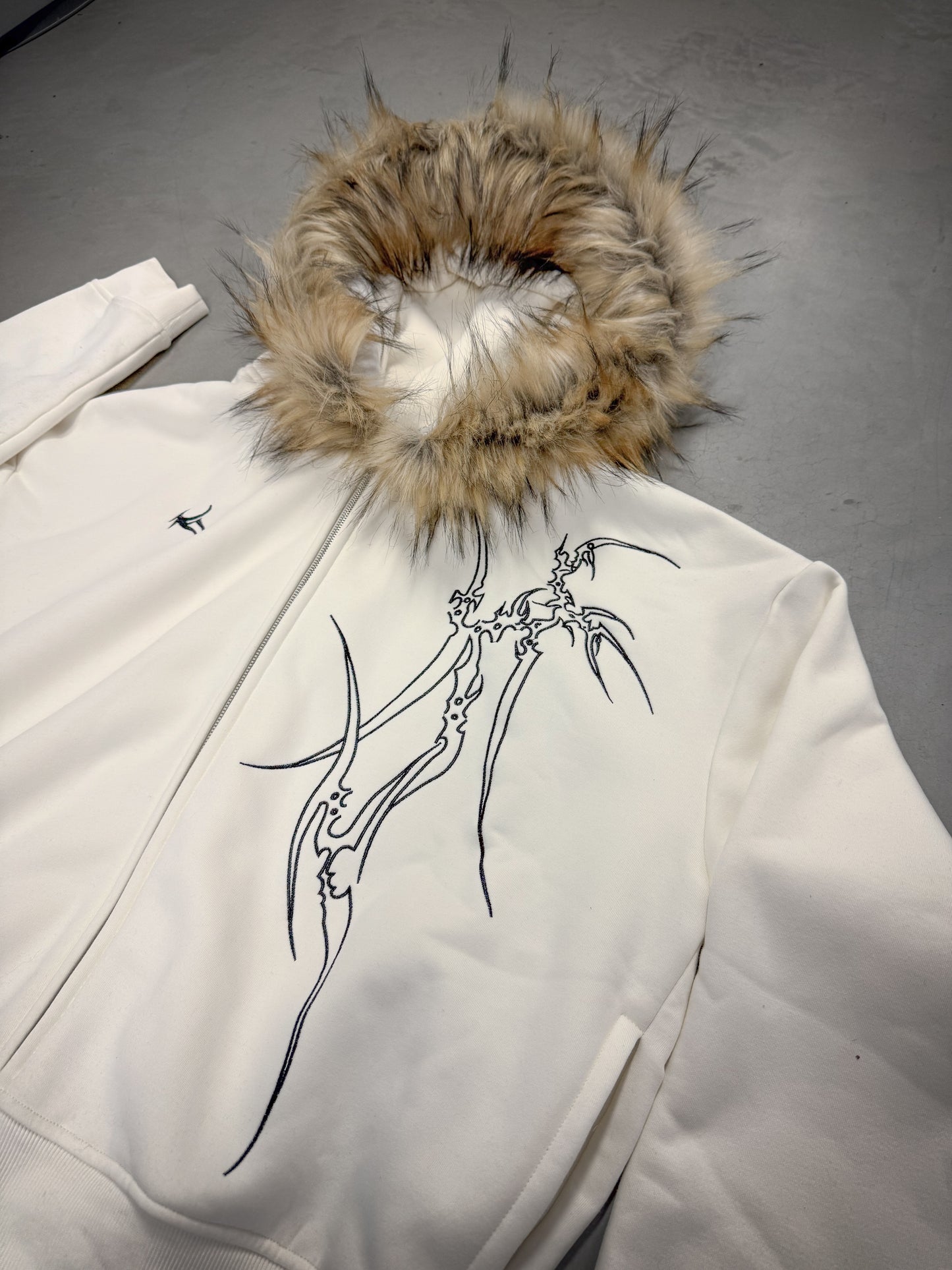 "Yeti" Fur Zip Up