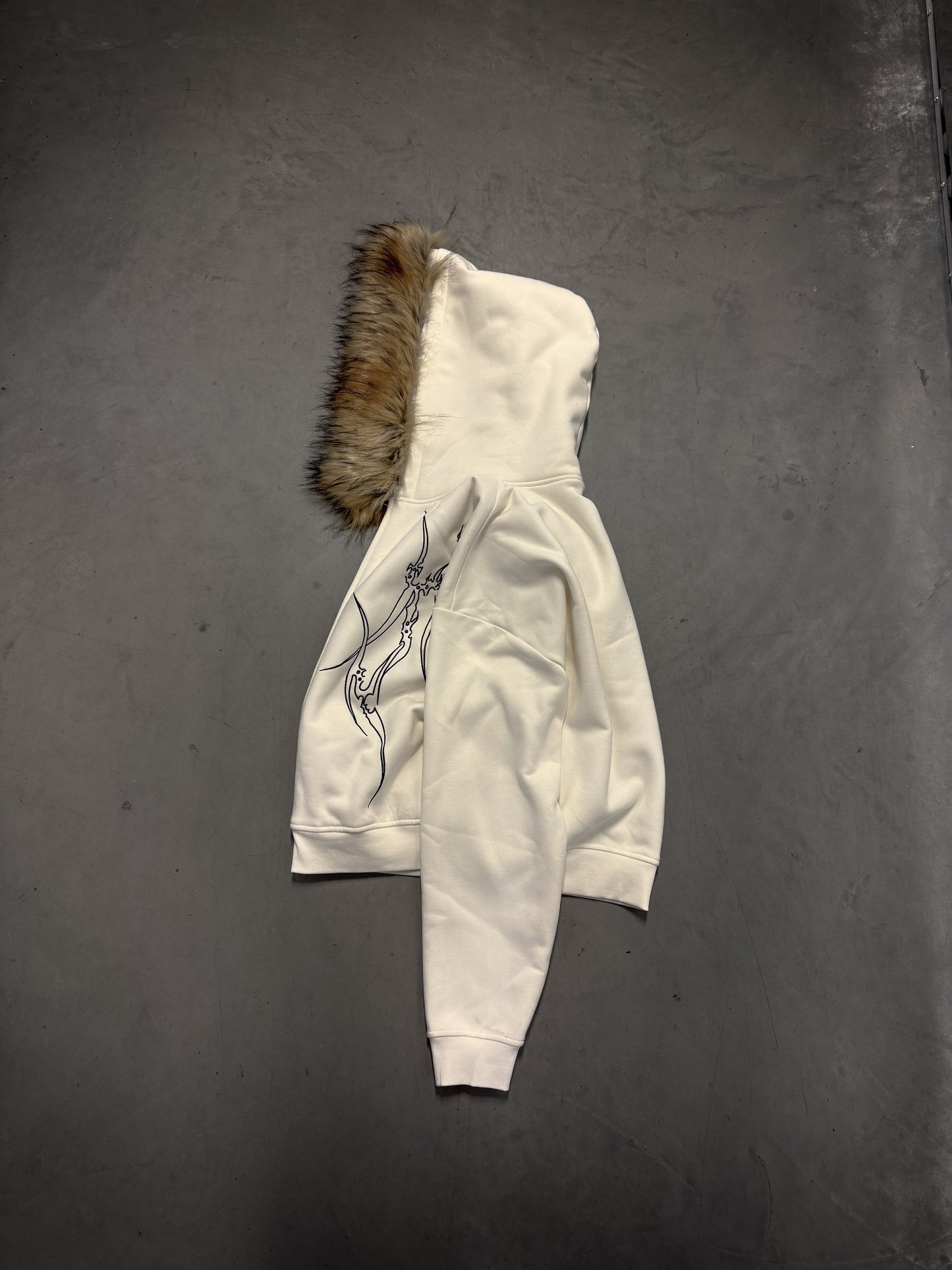 "Yeti" Fur Zip Up